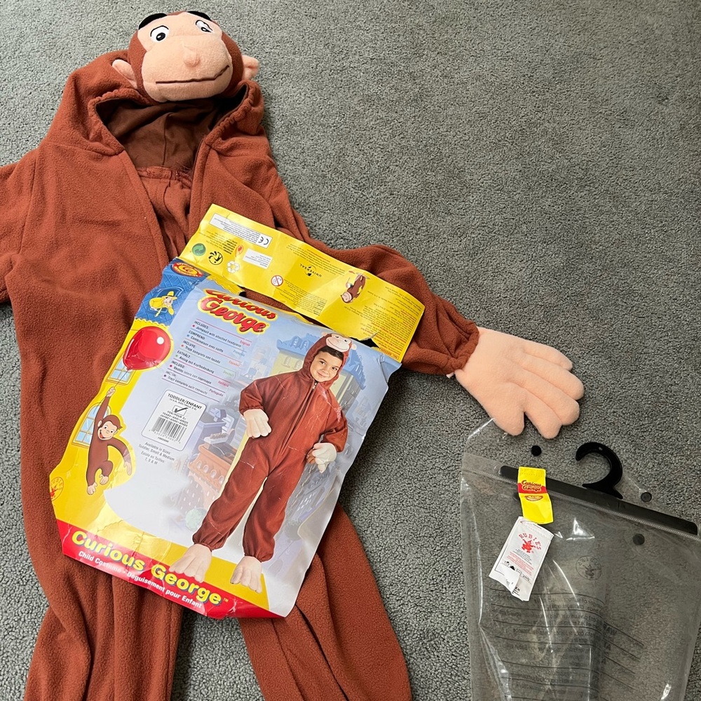 Curious George toddler costume
